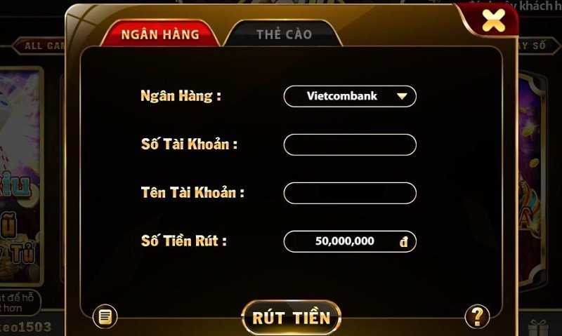 Kiểm tra kỹ lưỡng tính chính xác của các thông tin điền vào biểu mẫu rút tiền