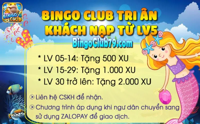 Khuyến mãi Bingo Club
